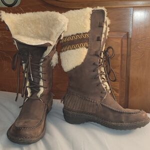 UGG Fur-Lined Winter Boots